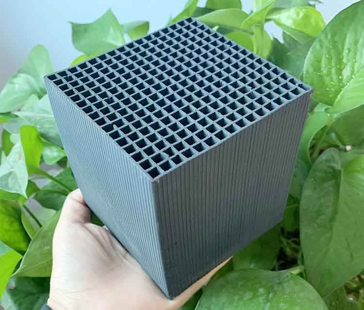 蜂窝活性炭为什么是以块为单位?一立方蜂窝活性炭是多少块?