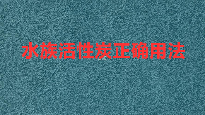 水族活性炭正确用法（鱼缸活性炭使用方法）