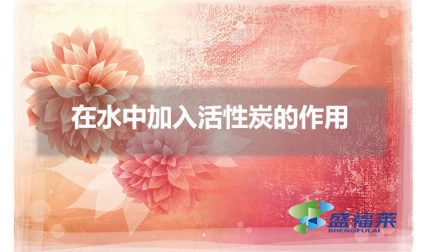 在水中加入活性炭的作用(活性炭在不同水资源中的原理)
